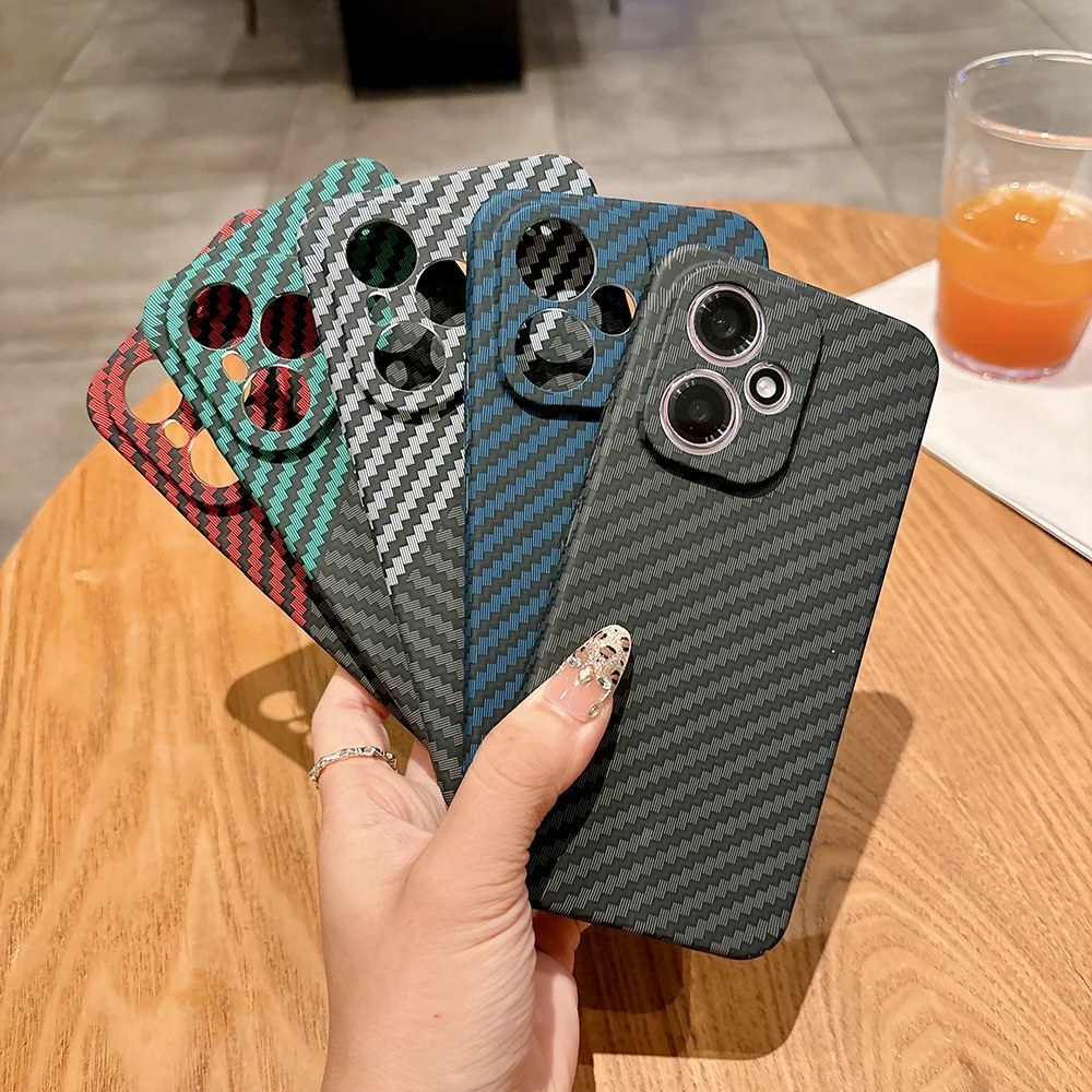Luxury Kevlar Fiber Texture Shockproof Bumper Case -