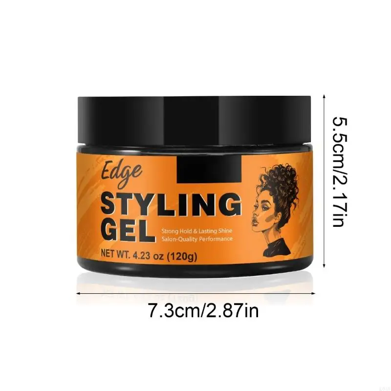 Hair Styling Gel Strong Hold Styling Gel Edges Control Hair Defining Fast Drying for Woman Man