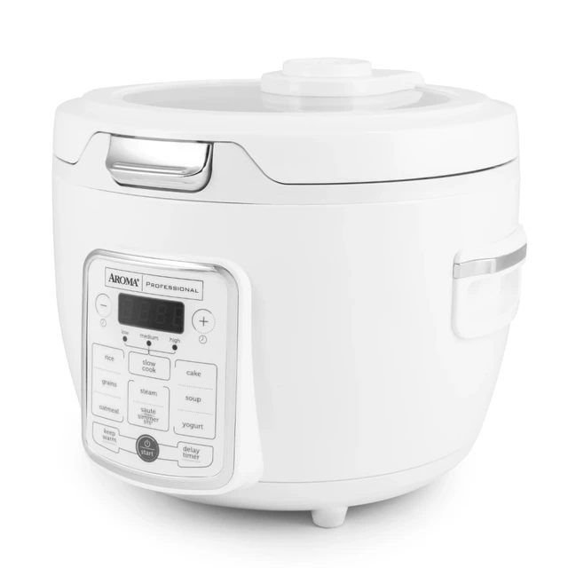 Aroma 8-Cup Programmable Rice & Grain Cooker, Steamer - AliExpress