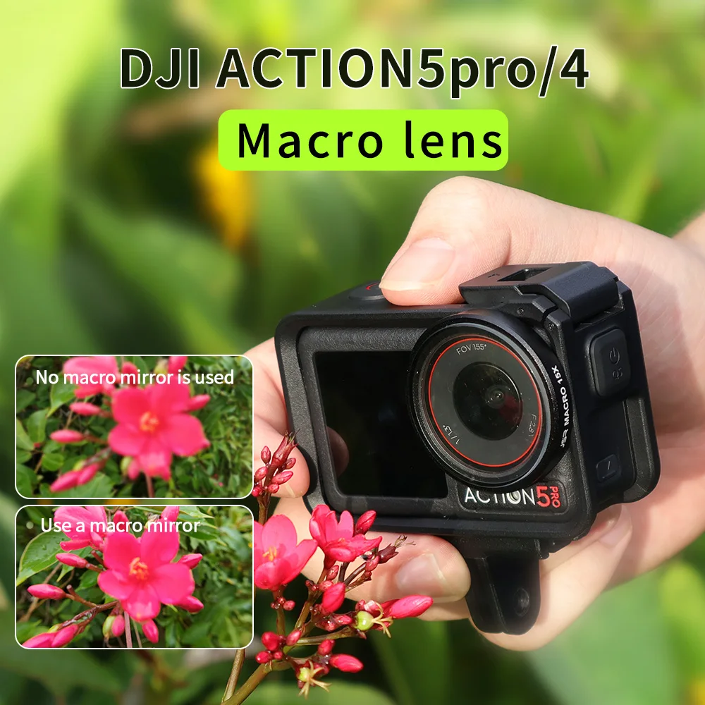 Suitable for DJI OSMO Action5/4 motion camera 15x macro lens