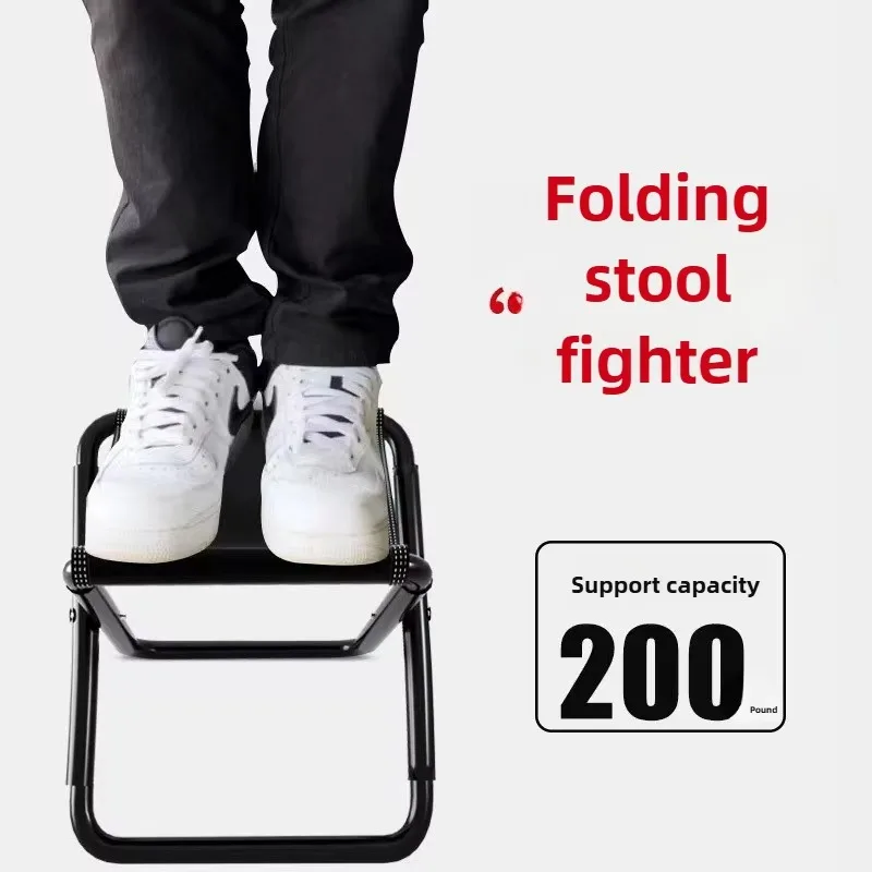 Outdoor Portable Folding Chair War Readiness Bench Fishing Small Stool Travel Camping Mazar Stool Ultra Light Leisure