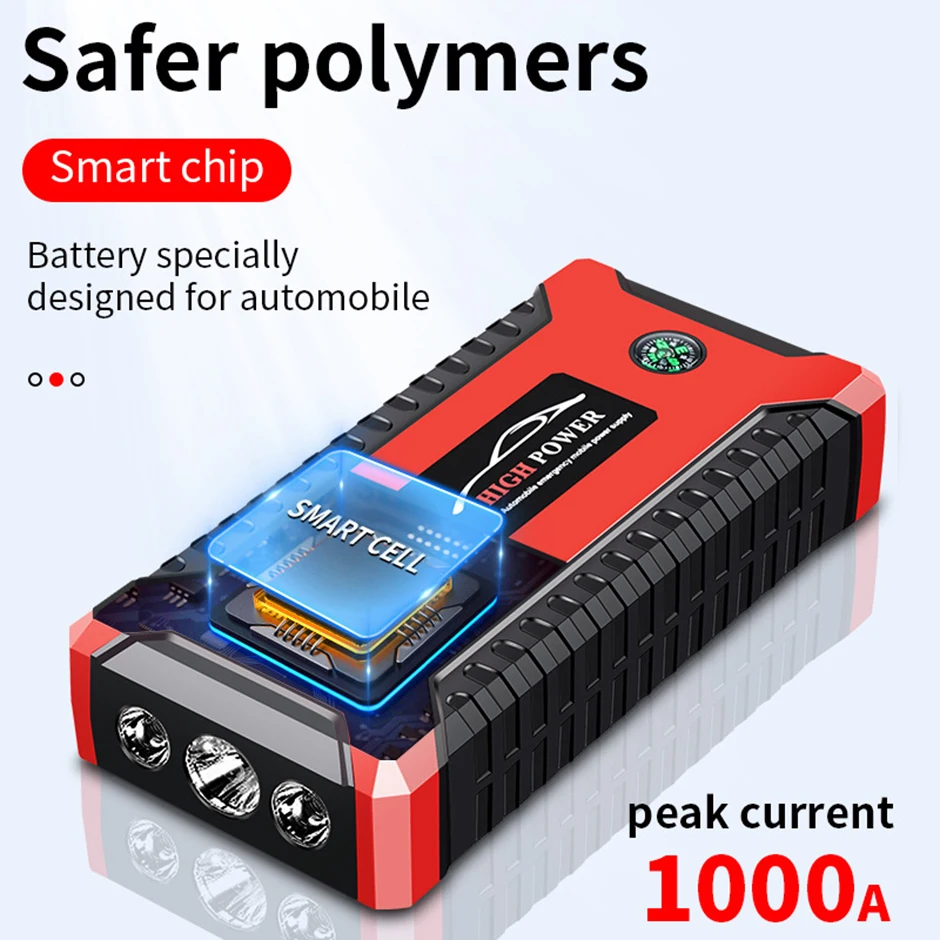 20000mAh Auto Starthilfe 1000A 12V Ausgang Tragbare Notfall Start-up  Ladegerät für Autos Booster Batterie Ausgangs gerät - AliExpress