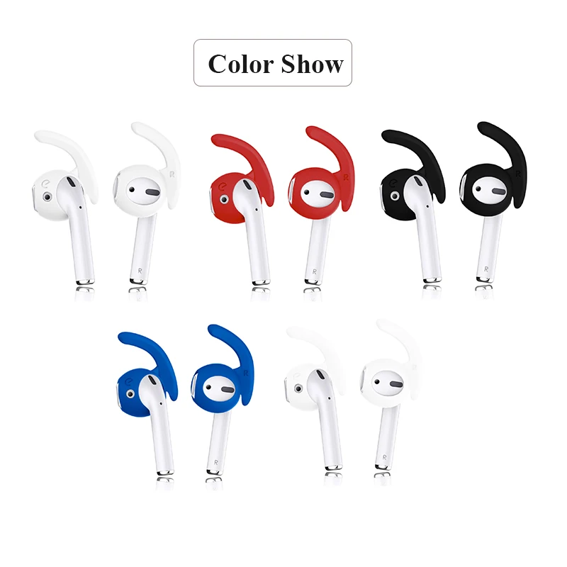 New AirPods 3 2 1 EarHooks Holders Silicone Covers For Iphone Earpods Sport Cover Earpads Earphone In Ear hook Accessories
