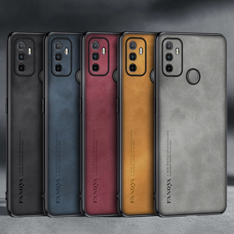 Custodia In Pelle PU Con Portafoglio Per Oppo A53 / A53s – Pratica E Sicura