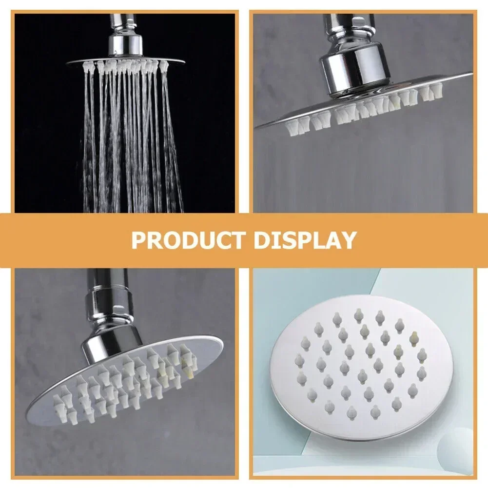 50pcs Shower Head Silicone Nozzles Replacement Parts Spray Silicone Universal Water Outlet Hole Sprayer Bathroom Accessories 5