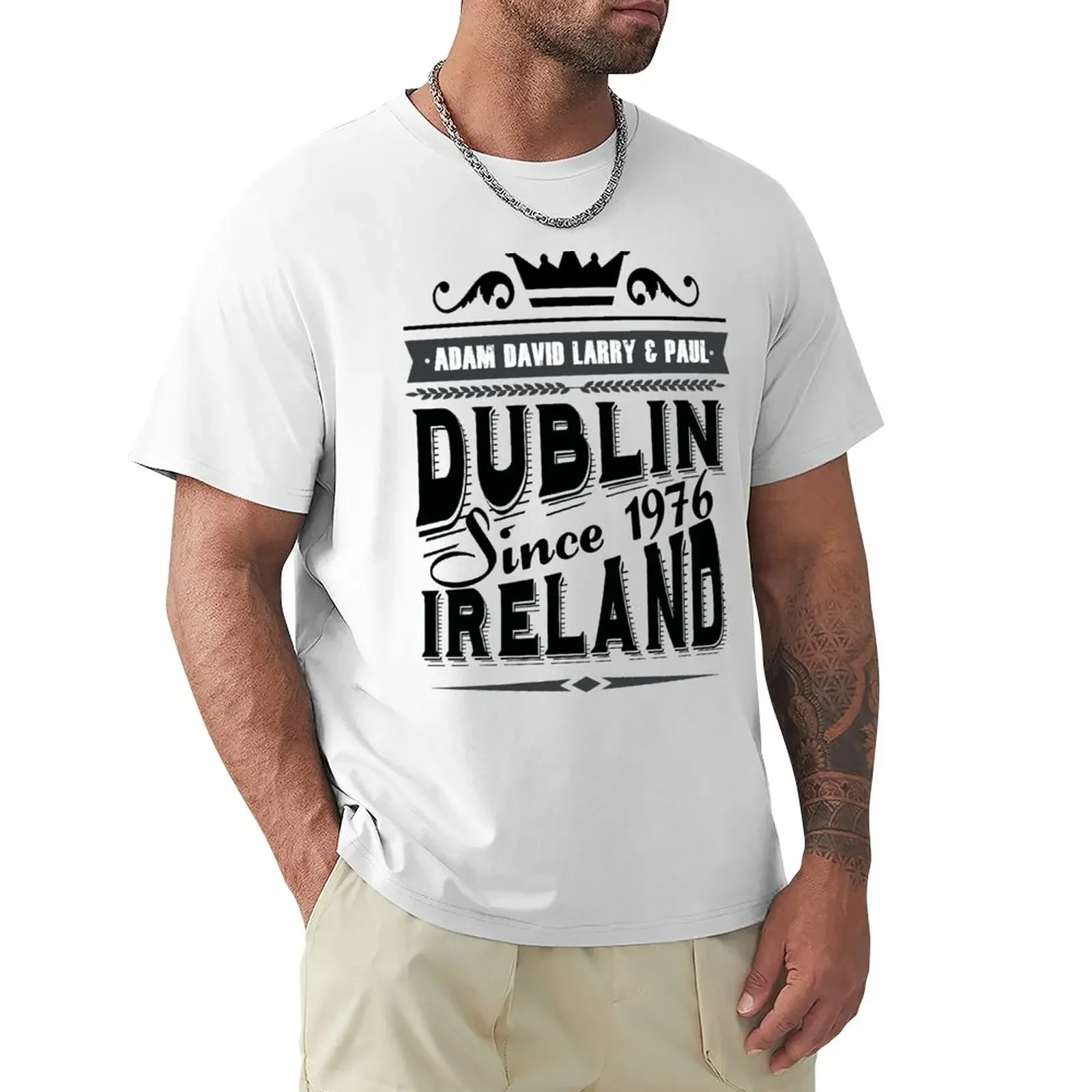 

u2 dublin ireland vintage T-Shirt funnys plain men t shirts