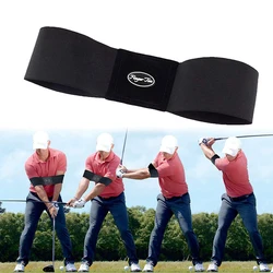 New Professional Elastic Golf Swing Trainer Golf Training Aids Arm Band Belt Gesture Alignment Training Aid for Practicing Guide