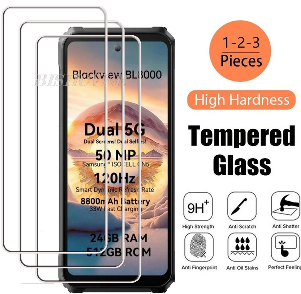 N NEWTOP Pellicola Compatibile con Honor X7A, GLASS FILM 0.3mm 9H Vetro Temperato Proteggi Schermo Display Anti Urto Graffio Protezione (2 Pezzi