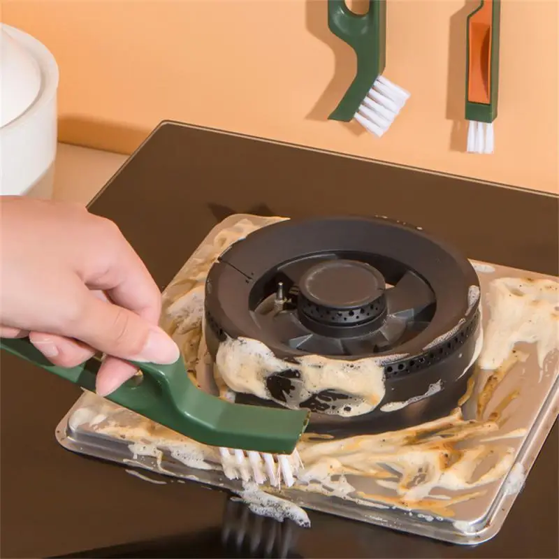 

Набор Щеток Для Чистки углов, многофункциональные современные зеленые/желтые настенные инструменты для уборки углов, с твердыми волосами, для домашних животных