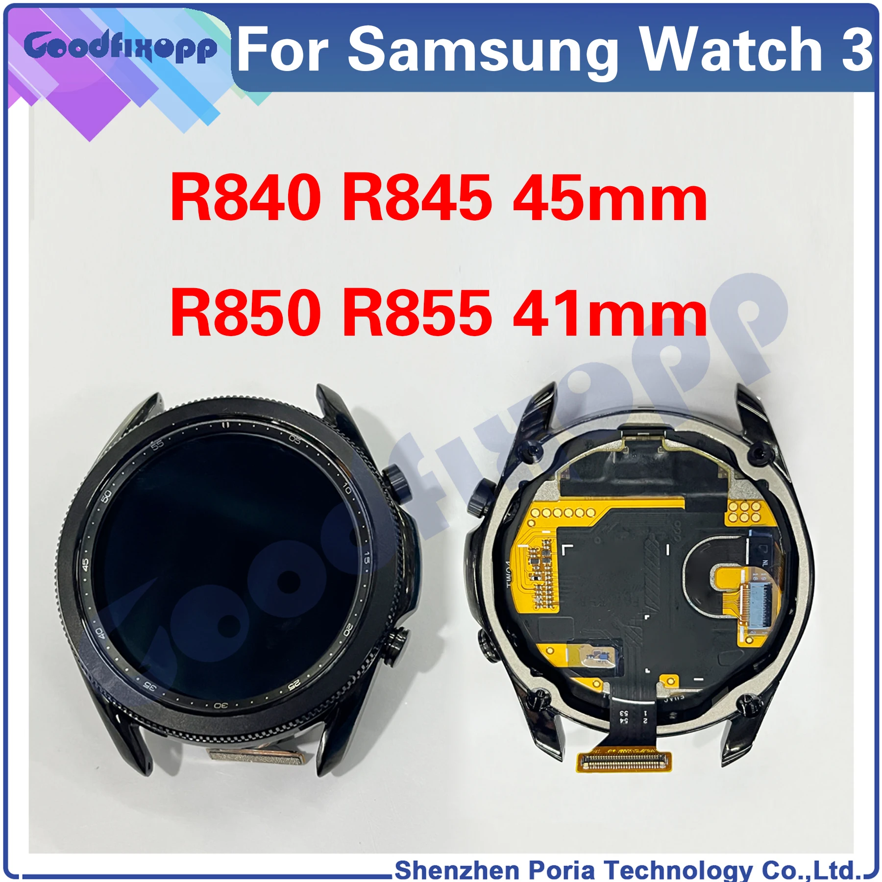 

For Samsung Galaxy Watch 3 R840 R845 45mm R850 R855 41mm Watch3 LCD Display Touch Screen Digitizer Assembly Replacement