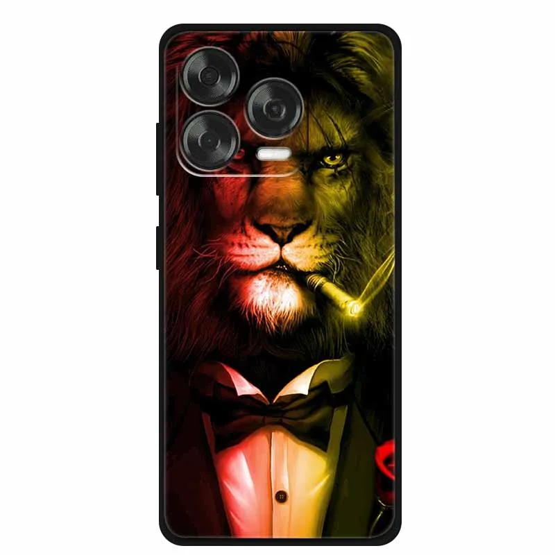 Animal Design Soft Silicone TPU Phone Case - Durable Back Shell and Bumper Cover