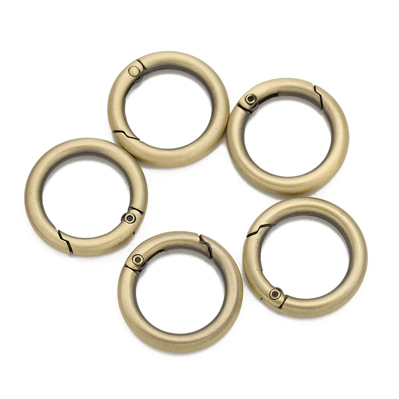 5 Stück 25mm 28mm 30mm offene Feder rings chnalle Schlüssel anhänger Schlüssel anhänger (nie verblassen) runde Spalt ring Schlüssel ringe für Taschen schmuck Finings