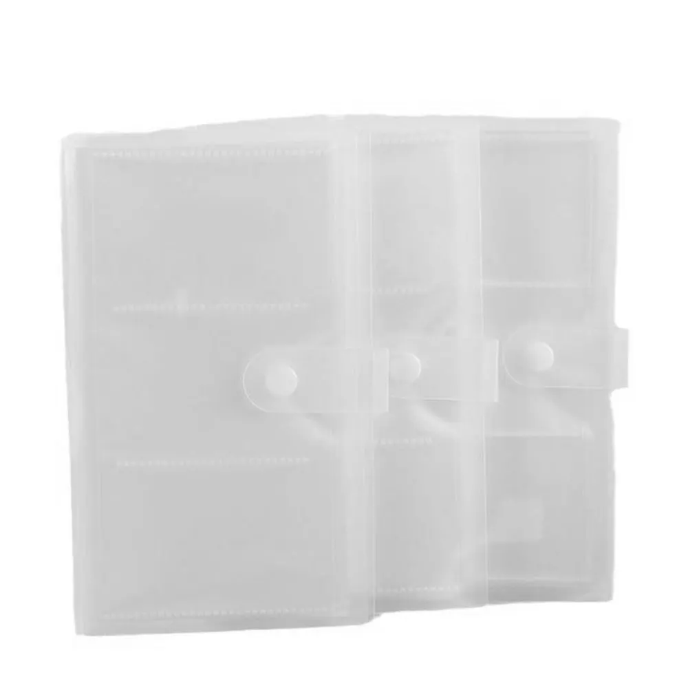 Kpop Clear Photo Album Photocard Binder Holder Cards Collect Book Portable PP Plastic Material Train Movie Tickets Storage