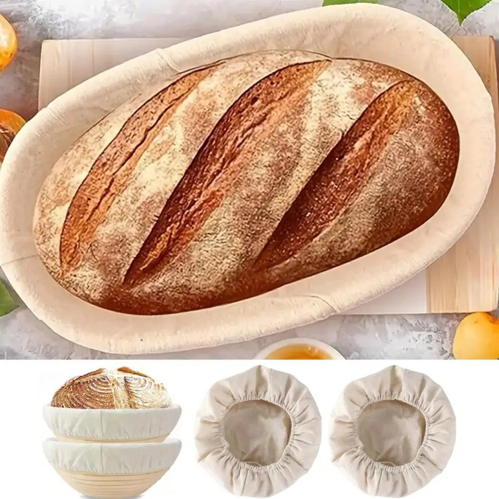 Kombucha Brewing Cloth Cover Eco-friendly Cloth Covers for Fermentation Jars Baskets Reusable Bread Basket Liner Sourdough
