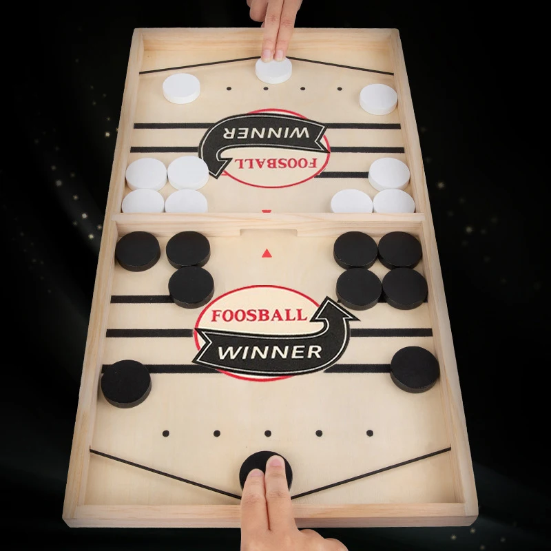 Table Hockey Paced Sling Board Game Fast Winner Party Desktop Battle Chess Adult Parent-child Interactive Child Family 5