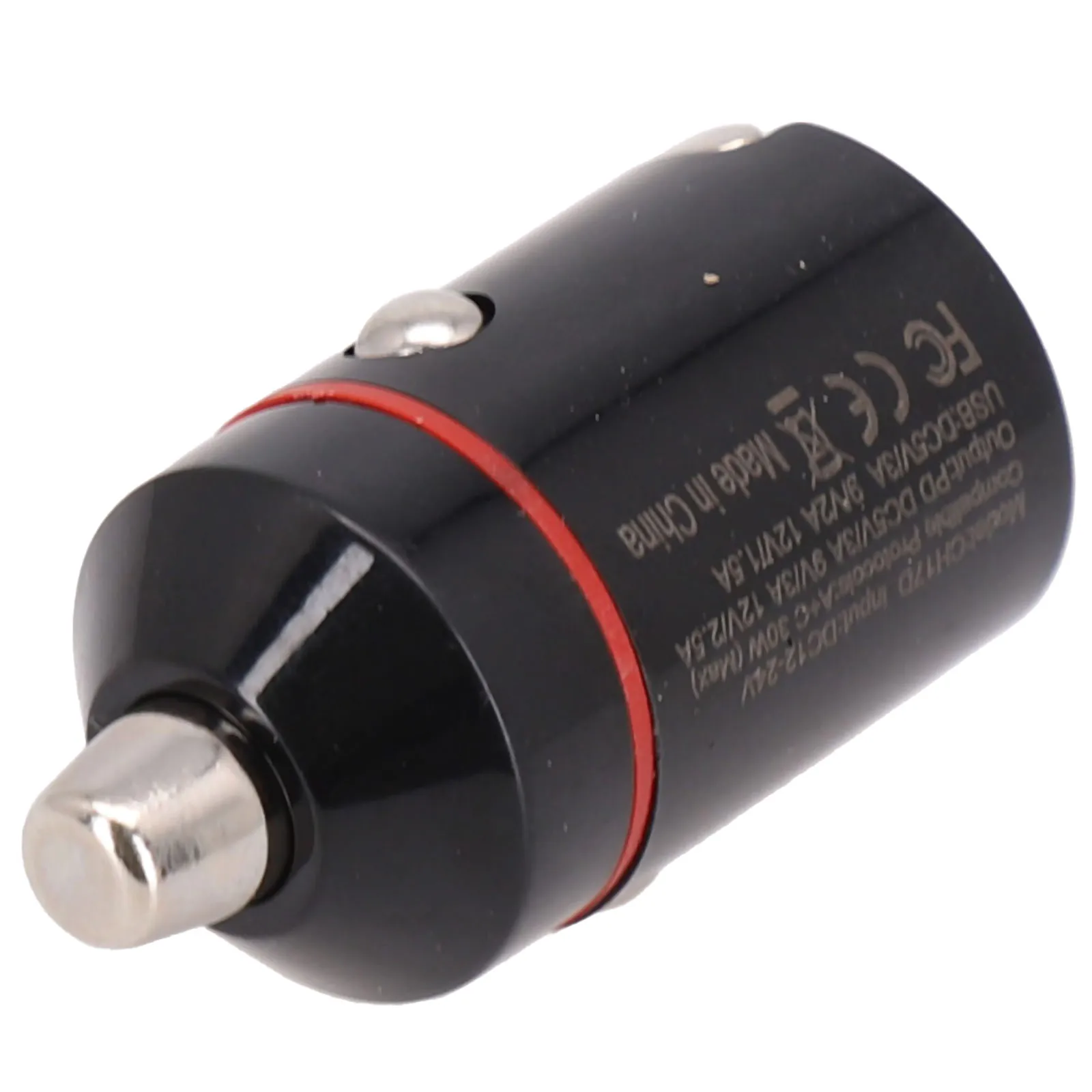 

Адаптер Автомобильное зарядное устройство 1 шт. 12-24 в 1 шт. Сменные аксессуары Алюминиевый сплав черный двойной USB быстрая зарядка запчасти