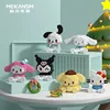 Sanrio Hello Kitty Micro Building Block Pochacco Cinnamoroll Kuromi Assembled 3D Model My Melody Mini Bricks Figure Toys 1
