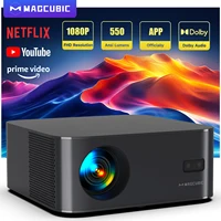 Magcubic HT600 Projector 550ANSI 1080P with Linux Android 11 Dolby Audio HDR10 Wifi BT Auto Focus for Netflix Youtube Certified 1