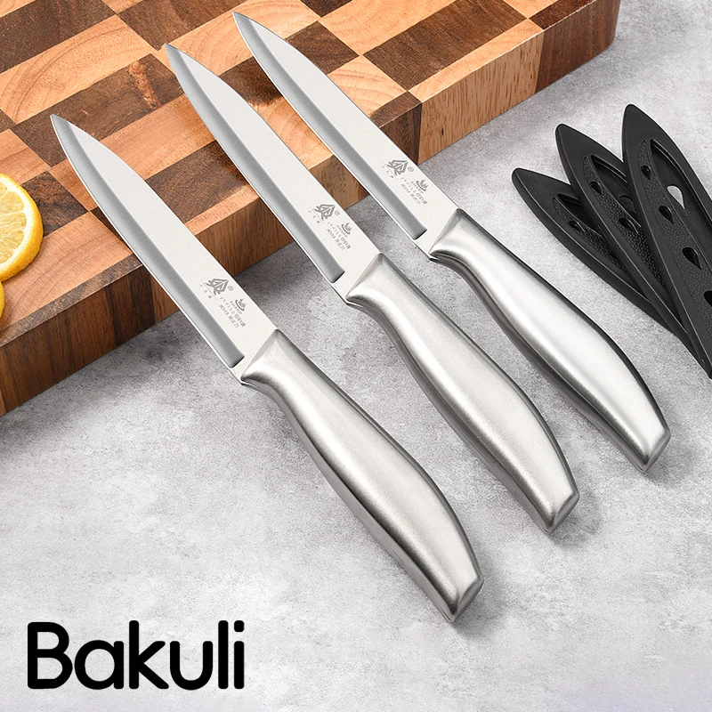 Stainless steel fruit knife Household paring knife with knife set - Kitchen knife for women's fruit and vegetable cutting knife