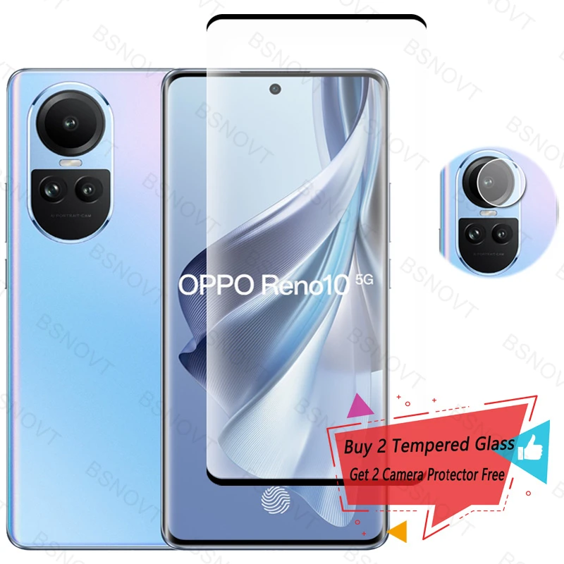 Vetro A Copertura Totale Per Oppo Reno 10 5G Proteggi Schermo In Vetro Temperato Oppo Reno 10 5G Vetro Per Oppo Reno 10 5G Global Camera Len
