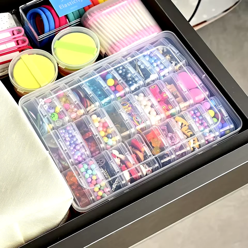 DIY Diamond Painting Embroidery Storage Box Nail Art Jewelry Rhinestone Mosaic Storage Container Multifunctional Box
