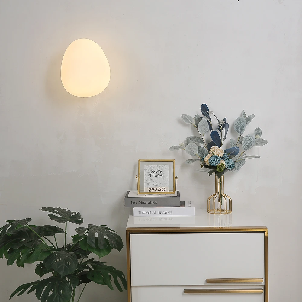 Irregular Shaped Glass Lamp