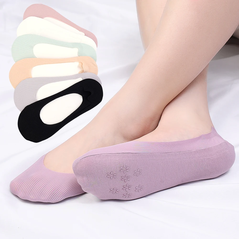 3 Paia Di Calzini Invisibili A Mezza Palma Da Donna Estivi In Silicone Antiscivolo Sottili Barca Sox Scarpe Con Tacco Alto Fodera Antiscivolo Mezze