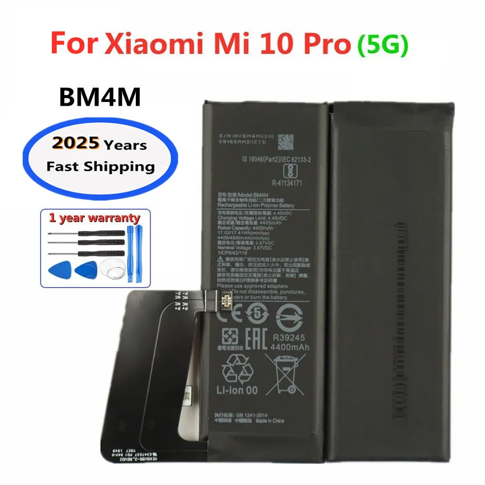Batterie Xiaomi Mi 10 Pro 5G BM4M Premium Avec Outils - Neuf En Emballage D'Origine