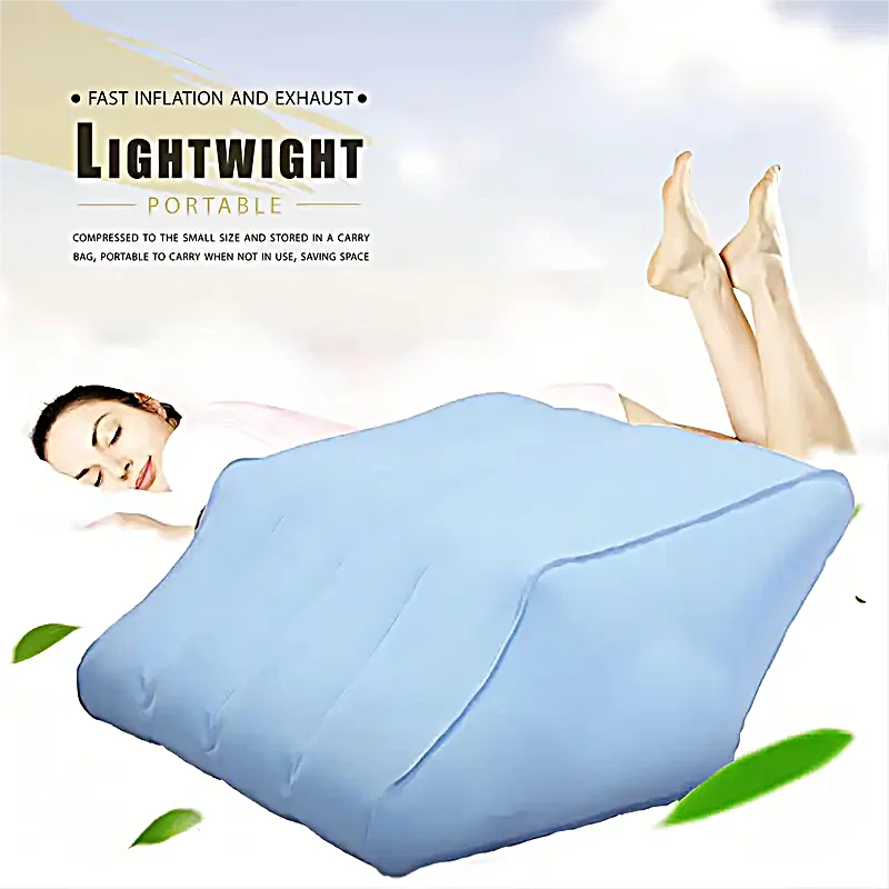 1/2/5 Pcs Portable Knee Pillow Rest Pillow Cushion PVC Pregnant Woman Foot  Lift Lightweight Inflatable Small Leg Pillow