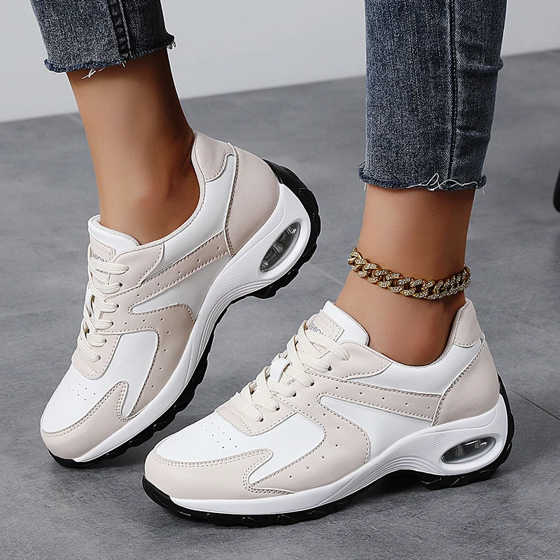 Big Size 35-43 Outdoor Luxus Designer White Platform Shoes for Women Sneakers Casual Ladies Shoes for Girls Tennis Free Shipping 2