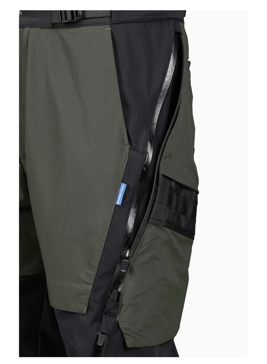 Reindee Lusion 21aw double shape zipper waterproof pants side molle waist adjustment stitching materials techwear gorpcore