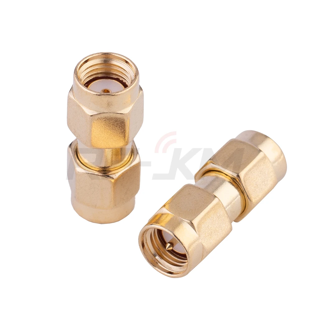 1 stücke Stecker Adapter RP SMA Stecker auf SMA Stecker RF Koaxial Konverter Gerade – Detail 7