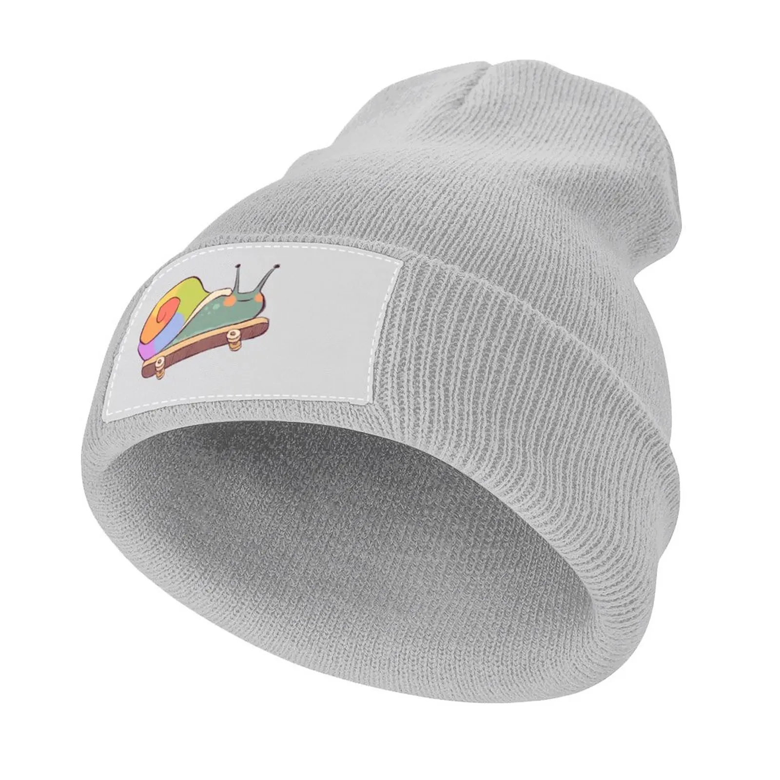 

pride snail on a skateboard Knitted Hat New In Hat Sun Hat For Children Anime Hat Hats Girl'S Hats Men's