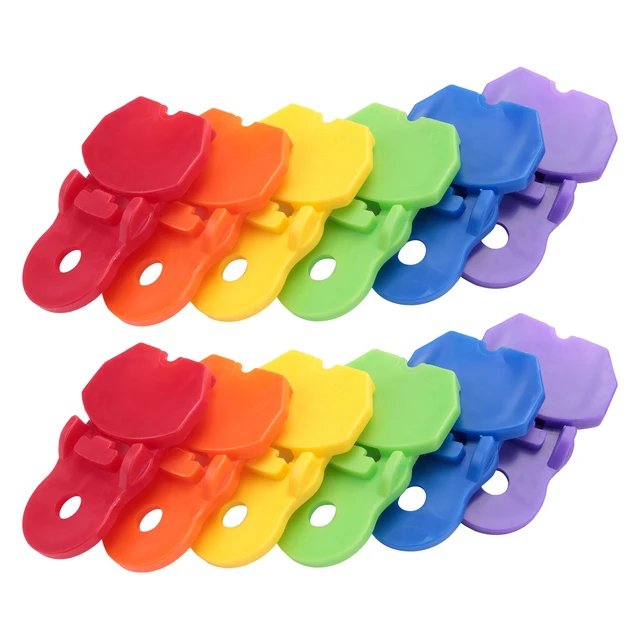 12 Pieces Color Manual Easy Can Opener, Premium Plastic Shields