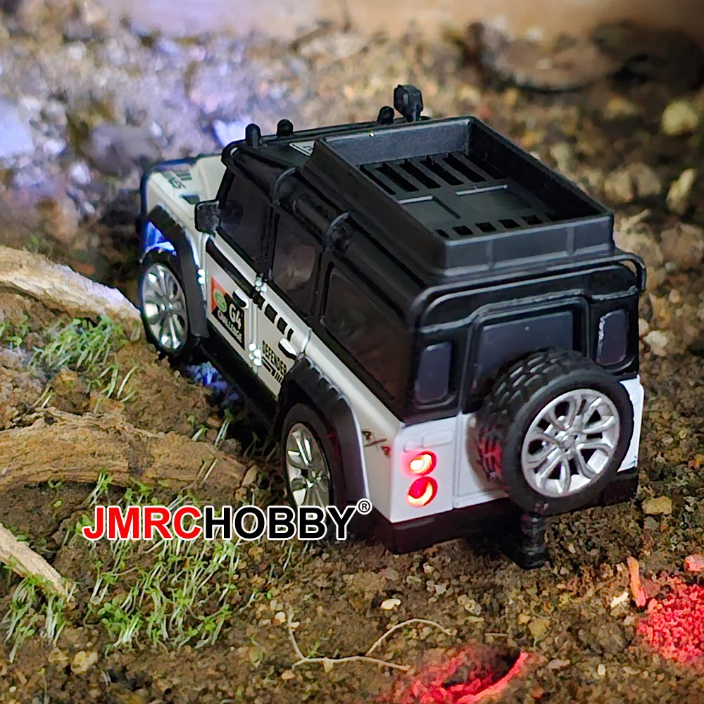 1:64 Metal Alloy Proportional Remote Control Vehicle Model 2.4GHz Mini Simulation RC Car With Trailer images - 6