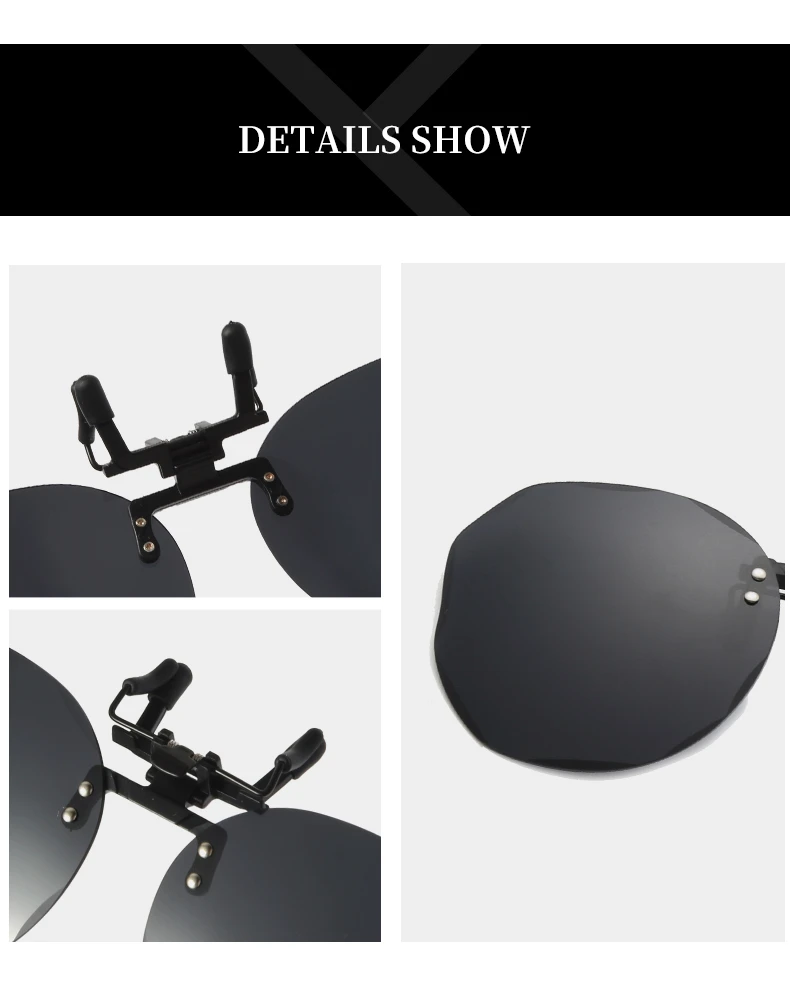 Mode gepolariseerde clip-on zonnebrillen voor mannen en vrouwen, vissen, autorijden, fotochromatische zonnebrillen, anti-UV, fietsen, buitenbrillen_voghion.com