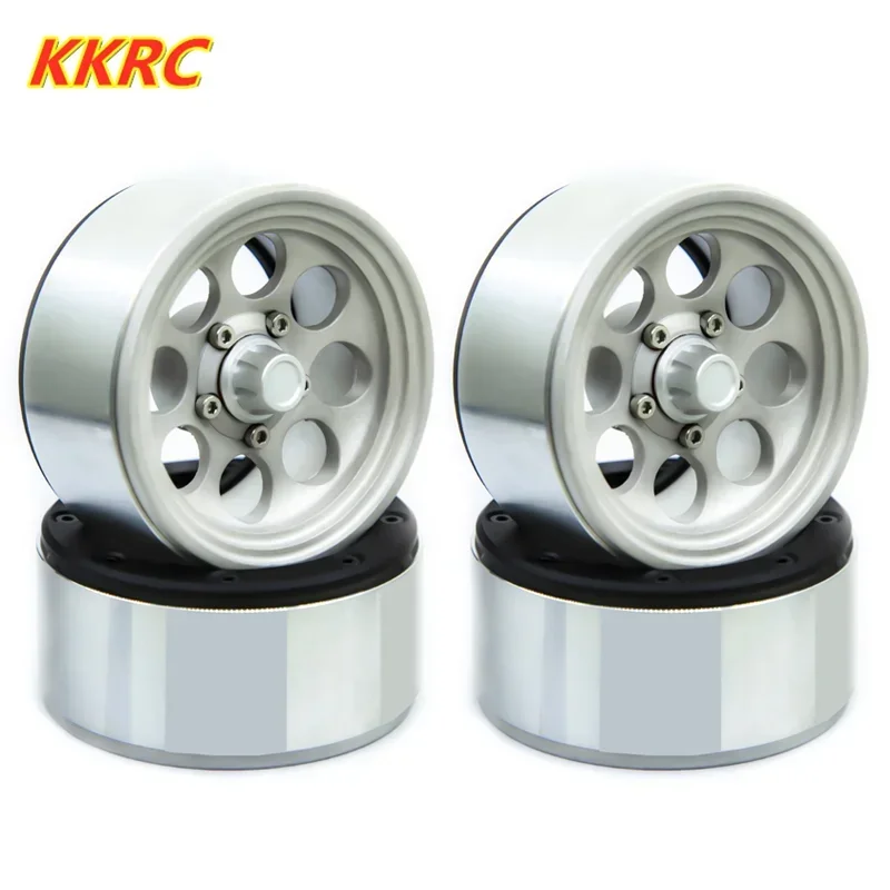 

CatRC 4pcs 1.9 Aluminum Alloy Beadlock Wheels Rims for 1/10 RC Crawler Axial SCX10 SCX10 II 90046 AXI03007 Traxxas TRX4 D90