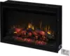 36" Traditional Built-in Electric Fireplace Insert, 120 volt 6