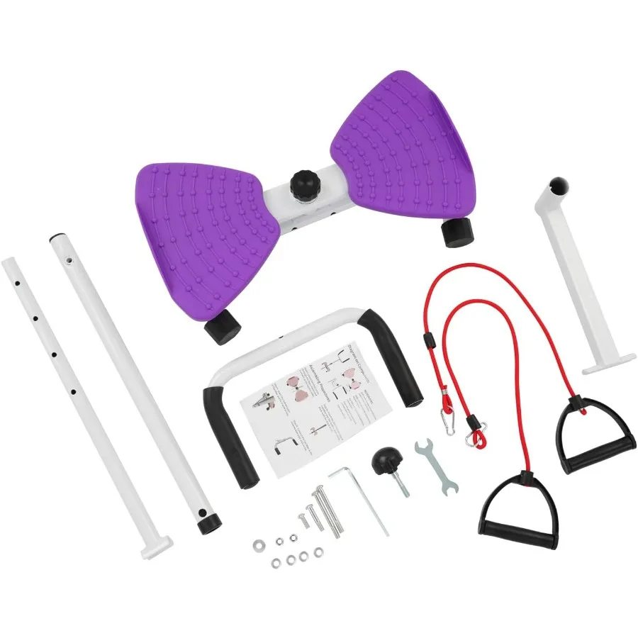 Waist Twister Board, Ab Twist Board, Home Gym Exercise Twist Board with Handrail, for Women Belly Fat, 330 Lbs Capacity