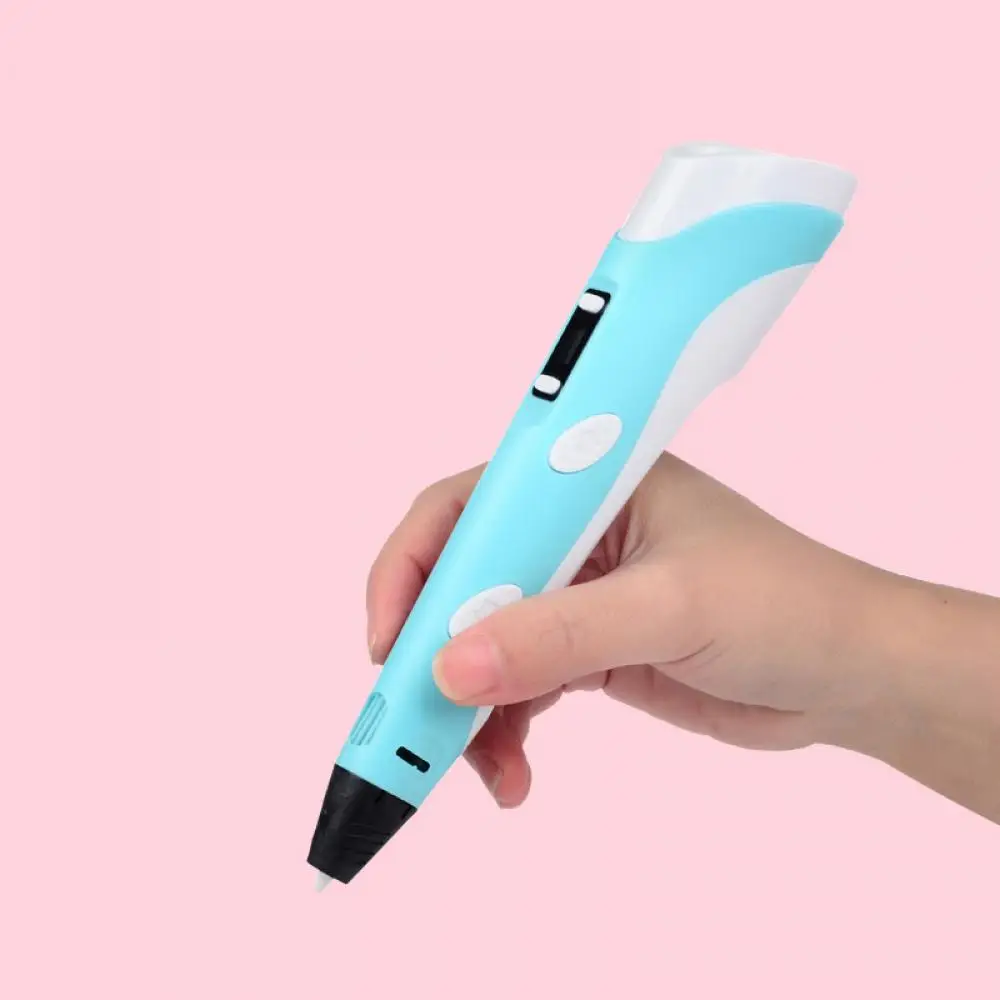 DIY 3D 펜 드로잉 펜 LCD 화면 포함 PLA 필라멘트 호환 안전 프린팅 펜 어린이용 크리스마스 생일 선물