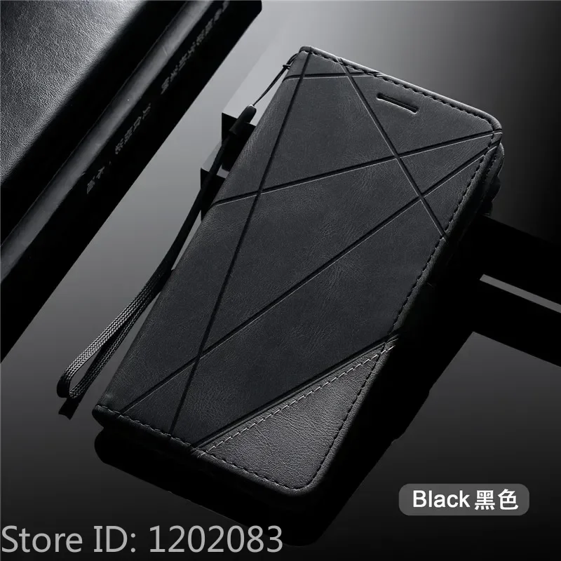Premium Flip Magnetic Leather Wallet Phone Case with Stand
