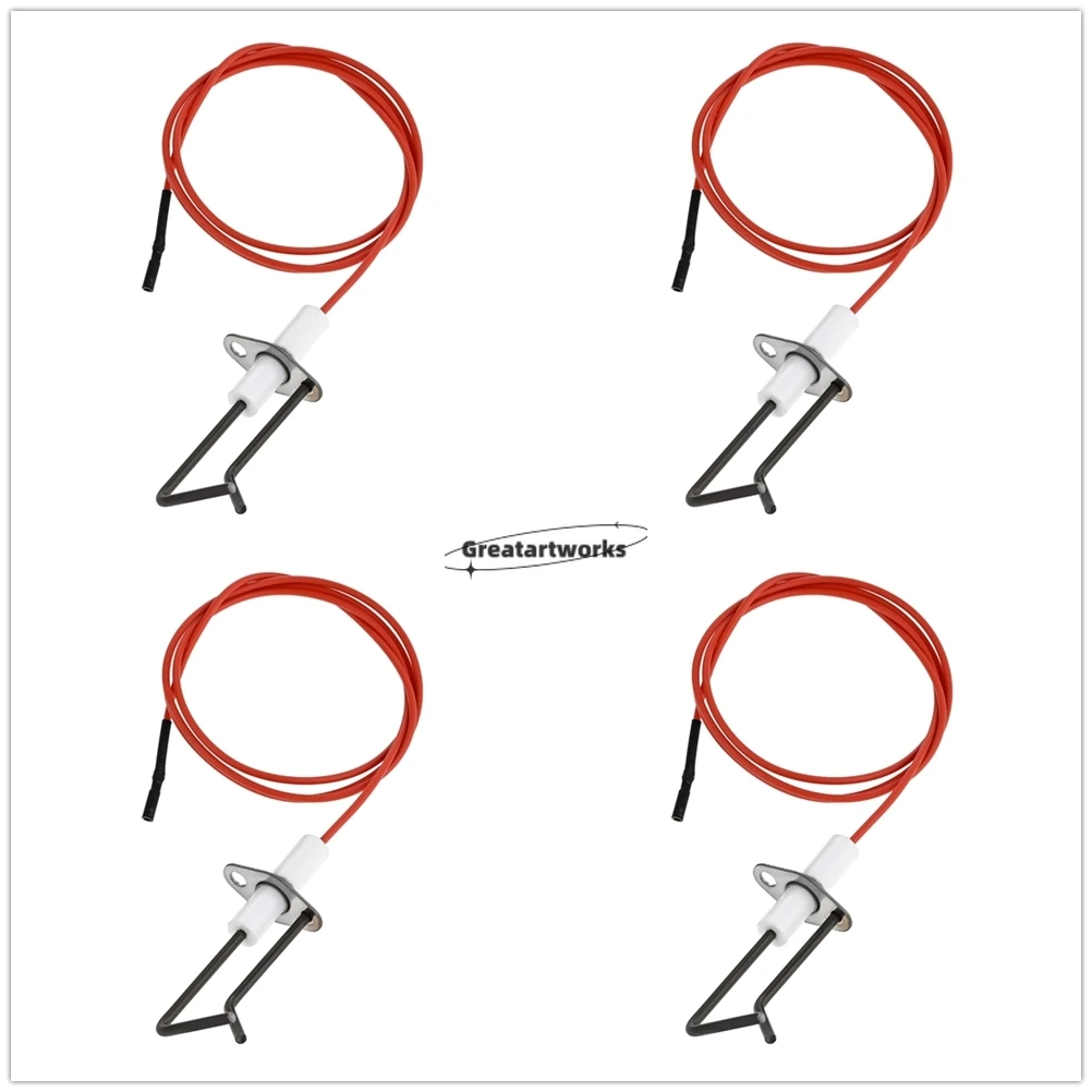 

4pcs Direct Spark Ignitor Replace 62-24164-01 35Inch High Temperature Cable fit for Rheem Burner Pro-tech PSE R36 PSER36 Furnace