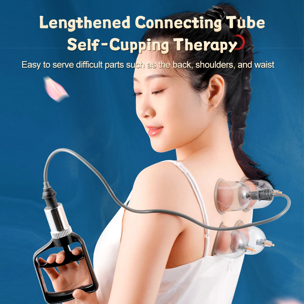 Cofoe 12/24 Cans Vacuum Cupping Machine Manual Cupping Massage Device Traditional Chinese Medicine Cupping Cups Beauty Health 5