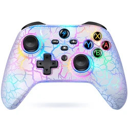 Enhanced Wireless Gamepad with Programmable Keys for Lag - Free Gaming Experience (Q214 White Gamepad)