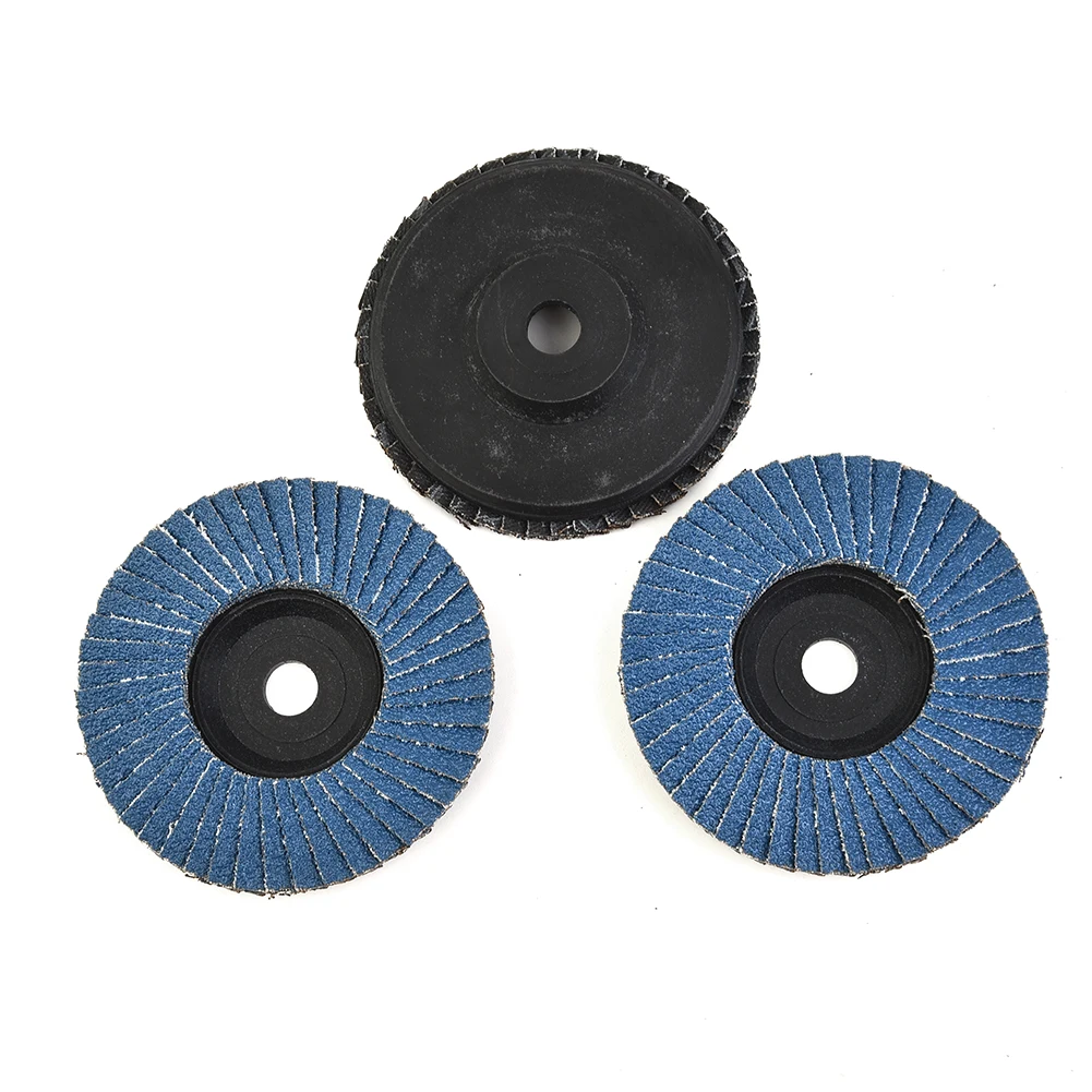 1/3pcs Flat Flap Discs 75-125mm Sanding Discs 40-120Grit Grinding Wheels Blades Wood Cutting For Angle Grinder Accessories images - 6