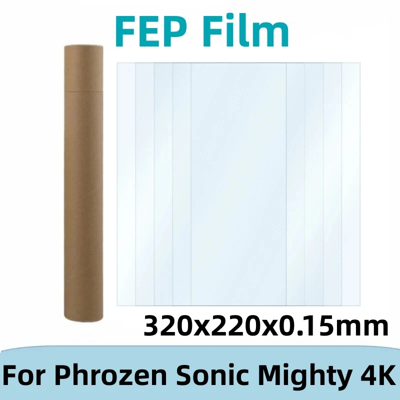 5 Stück FEP-Folie 320x220x0.15mm Für Phrozen Sonic Mighty 4K HALOT-MAGE PRO HALOT-MAGE S Saturn 3 UV-Harz LCD 3D-Drucker Teile