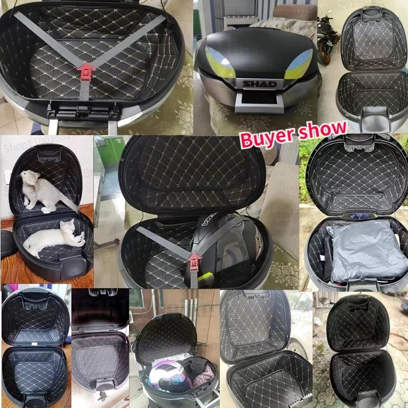 Motorcycle Trunk Pad Motorcycle Trunk Protector Motorcycle Tail Box Motorcycle Trunk Liner For SHAD tailbox SH45 SH48 SH34 SH39 SH40 SH59 Motorcycle Trunk Case Tail Case Luggage Inner Box Liner Protector Lining top case