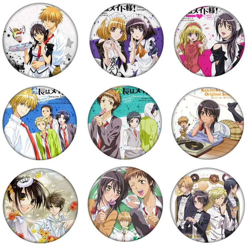 

Kaichou wa Maid-sama! Cosplay Badge Ayuzawa Misaki Brooch Pin Anime Accessories For Clothes Backpack Decoration gift