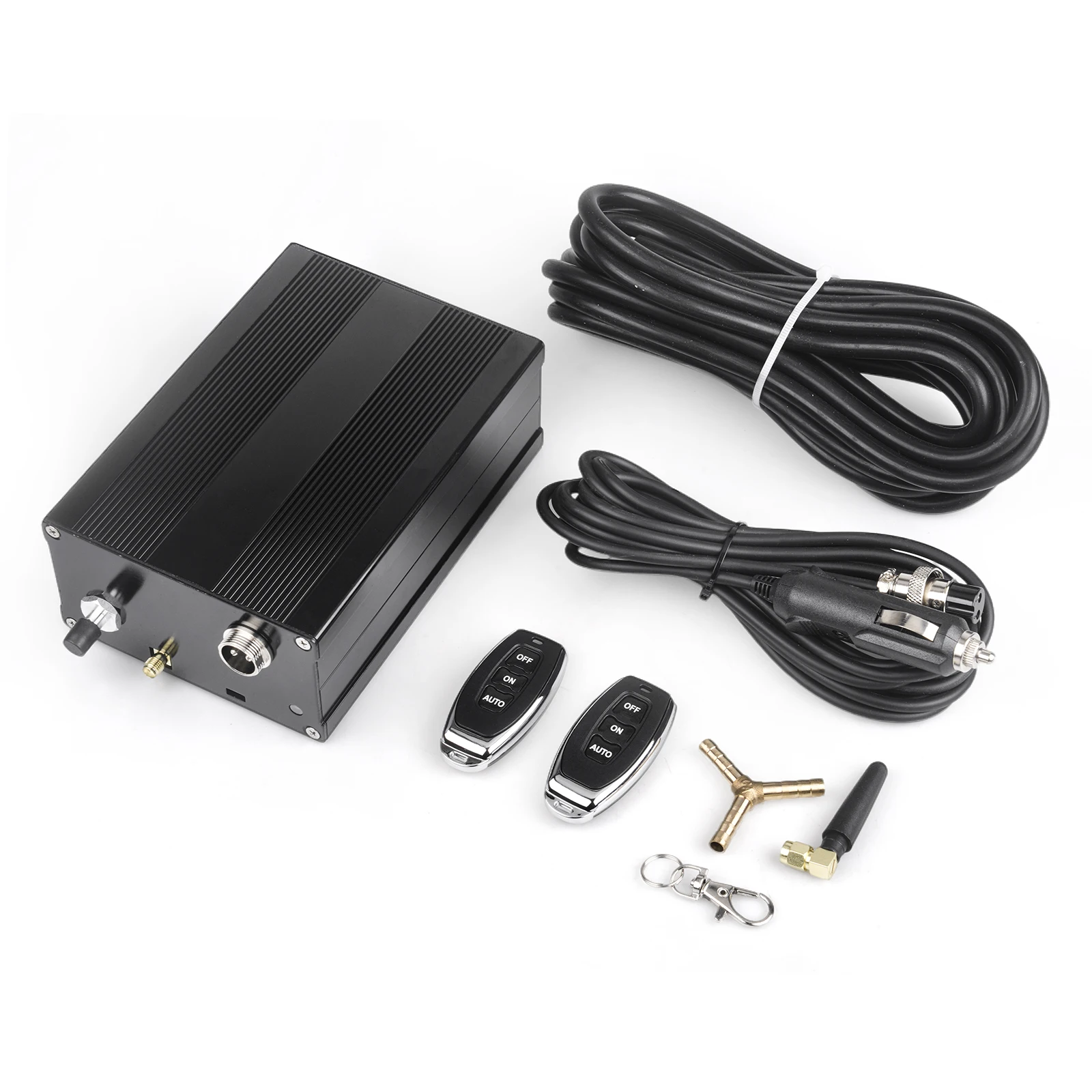 Universal Black Car Exhaust Vacuum Valve Controller Remote Control Of the Exhaust Valve Actuator With Memory 12V