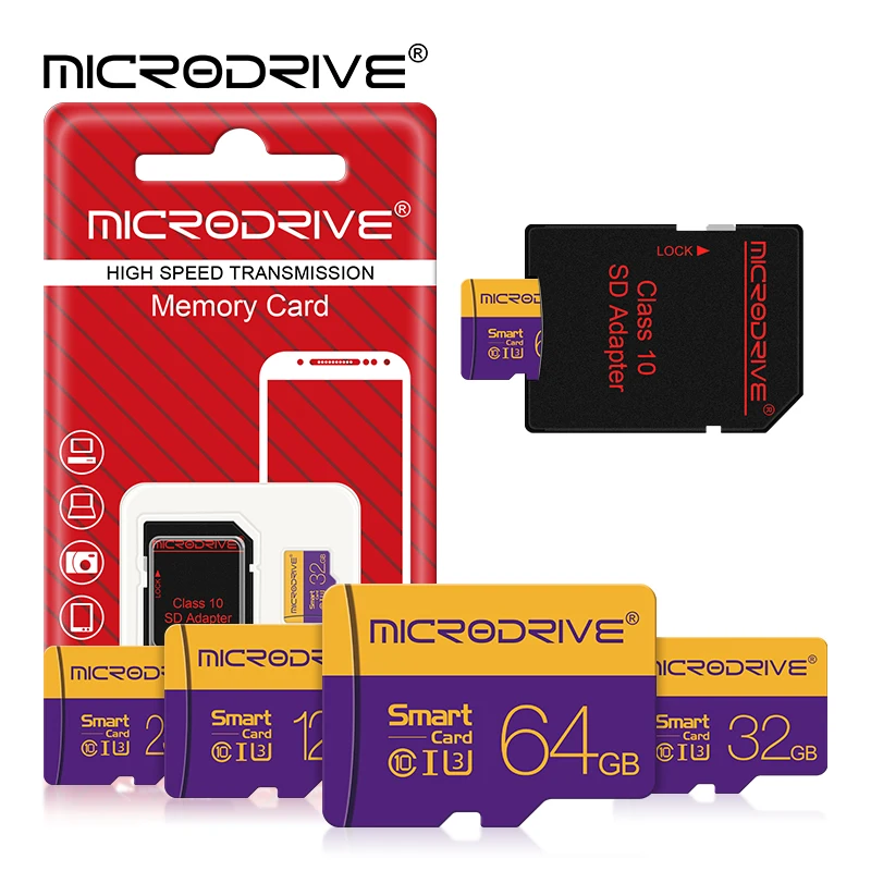 Original Memory Card 4G 8G 16GB 32GB 64GB 256GB 512GB 128GB EVO Plus Flash Mini SD Card  Class 10 UHS-I High Speed Micro TF Card